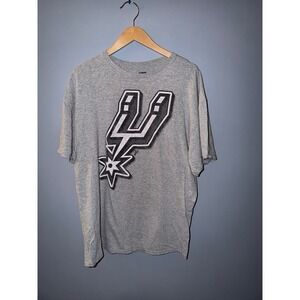 UNK NBA San Antonio Spurs Graphic T-Shirt Mens 2XL Heather Gray Short Sleeve Tee
